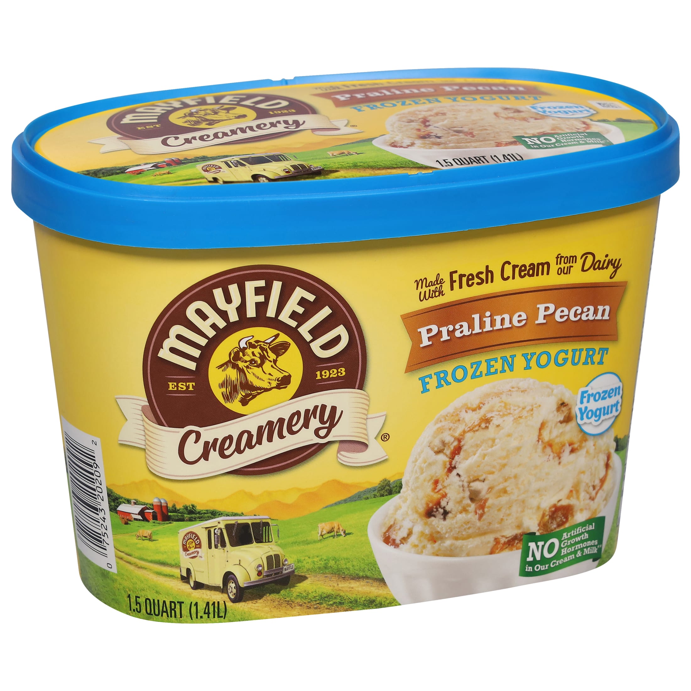 Mayfield Creamery Praline Pecan Frozen Yogurt 1.5 qt