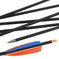 thumbnail image 4 of SHARROW 30" Carbon Arrow 4" Feather SP500 Archery Recurve Compound Bow Hunting(12 Pack), 4 of 7