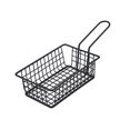 thumbnail image 1 of Frying Colander Basket Drainer Strainer Stainless Steel Accessory Net Oil Filter Drain Portable Cooking Tools with Handle Rectangle, 1 of 7