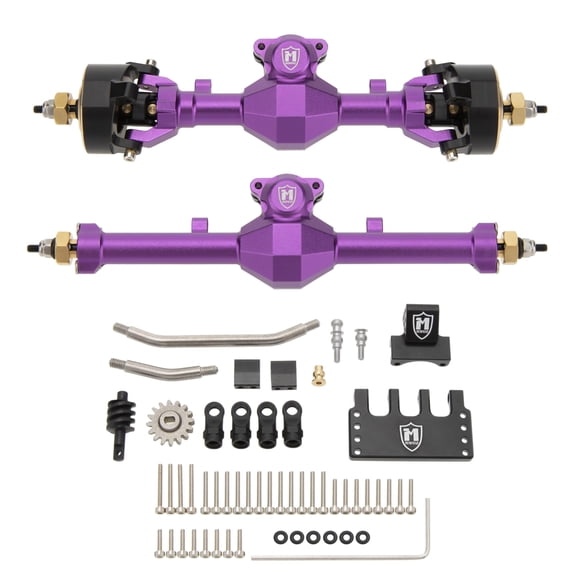 MEUS Racing Isokinetic 3-Section CVD Axes avant et Arrière Angle de Direction Maximal 52° Plus Grand +5MM pour Axial SCX24 Pêne Dormant C10 JLU Gladiator Bronco 1/