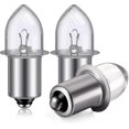thumbnail image 1 of 6-volt/ 4d-4.8-volt 0.75a Bayonet Base Krypton Replacement Bulb Flashlight Bulbs (3 Pieces)[pb], 1 of 5