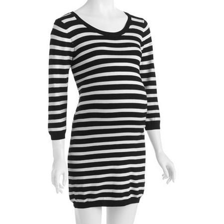 Oh! Mamma Maternity Striped Sweater Dress