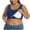 ED56_Blue, variant on Built in Bra Tank Tops for Womens Wide Strap Camisole Square Neck Strechable Plain Underwaers Light Blue 5XL