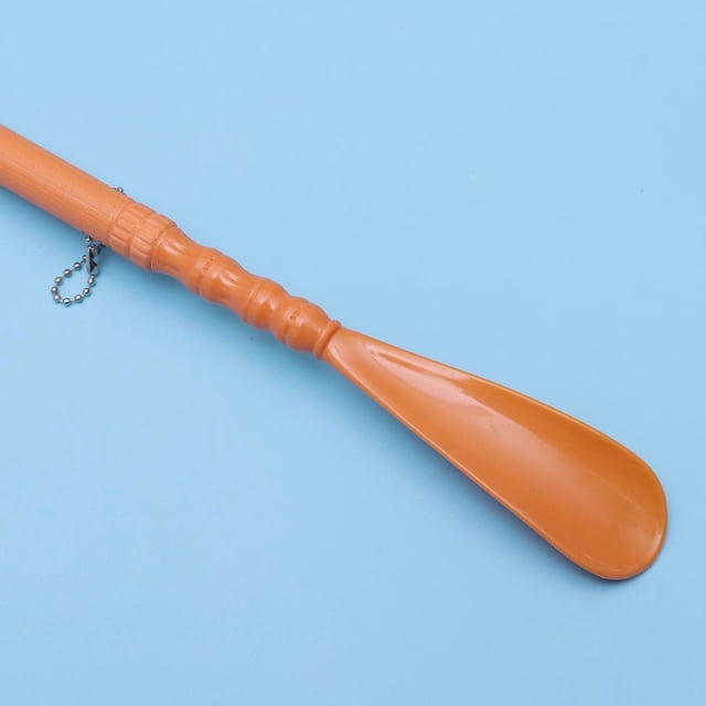 KAKOWELY Hollow Shoe Horn Marrón Para Uso Doméstico Con Mango Largo Y