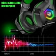 thumbnail image 3 of Gaming Headset for PC, PS5, PS4, Xbox Headset with 7.1 Surround Sound, Gaming Headphones with Noise Cancelling Flexible Mic RGB Light Memory Earmuffs for Xbox one, Switch, Mac, 3 of 6