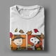 thumbnail image 5 of Camiseta de Snoopy Charlie Brown Lucy Thankful Thanksgiving Day para hombre, 100 % algodón, cuello redondo, manga corta, ropa de talla grande, 5 of 5