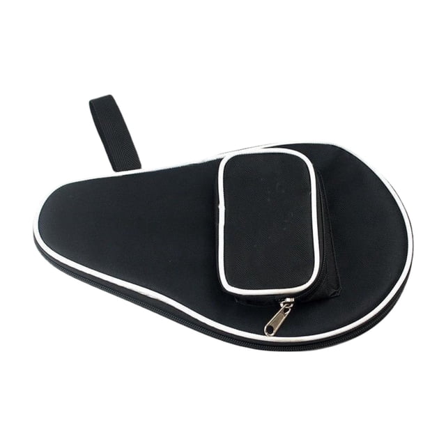 S SERENABLE Table Tennis Racket Bag Lightweight Carrying Bag for Outdoor Training Travel Black