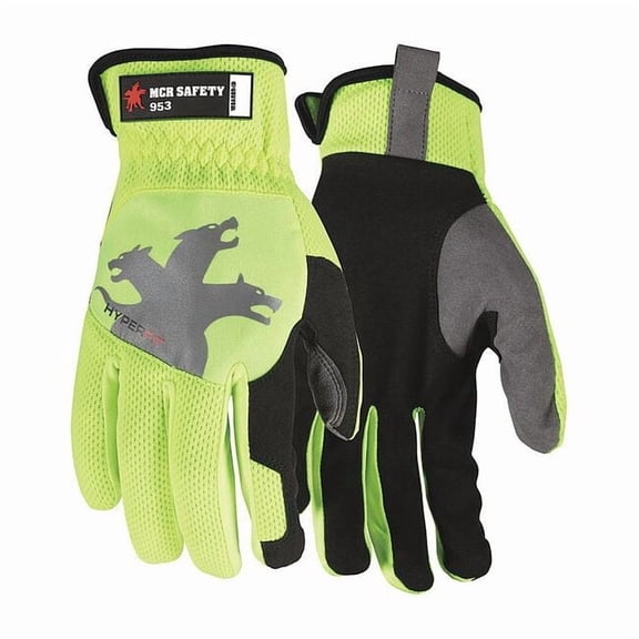 Mcr Safety Mechanics Glove,2XL,Full Finger,PR 953XXL
