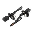 thumbnail image 1 of Soportes para luces de señalización de motocicleta, soporte para dispositivo de señalización, kit de soportes metálicos gris, 1 of 9