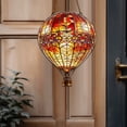 thumbnail image 5 of Hot Air Balloon Solar Pendant Light, Flickering LED Flame Acrylic Hanging Decor, Outdoor Waterproof Solar Light for Garden, Patio, Yard, Porch, Party, 1 Pack, 5 of 7