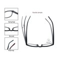 thumbnail image 4 of Gafas de Lectura HAPJOYS Patrón de Vetado de Madera +1.75 Paquete de 3, 4 of 7
