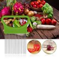 thumbnail image 4 of shpwfbe kitchen gadgets organization and storage tomato vegetables cutting aid holder guide slicing cutter safe fork, 4 of 8