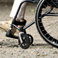 thumbnail image 4 of OUNONA Lot de 1 Roue de Fauteuil Roulant Noire 30.00X20.00X7.00CM avec Roulement Rotation Stable Entraînement Roues avant de Fauteuil Roulant, 4 of 8