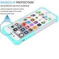 thumbnail image 3 of Njjex Phone Case For 5.5" iPhone 8 Plus / iPhone 7 Plus, Njjex 2-Piece Shockproof Rugged Rubber Plastic Hard Case Cover For iPhone 8 Plus (2017) / iPhone 7 Plus (2016) -Grey/Turquoise, 3 of 6