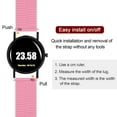 thumbnail image 5 of Uxcell Silicone Watch Band 24mm Rubber Watch Strap with Electroplated Stainless Steel Buckle for Men Women, Pink, 5 of 6