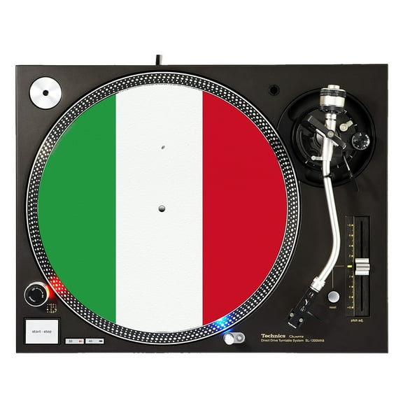 KuzmarK™ 12" DJ Turntable Slipmat - Italian