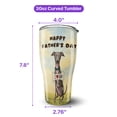 thumbnail image 5 of Cute Italian Greyhound Loves Dad Happy Father's Day 30oz Stainless Steel Tumbler Insulated Cup with Lid Greyhound Dog Lover - 12008, 5 of 5