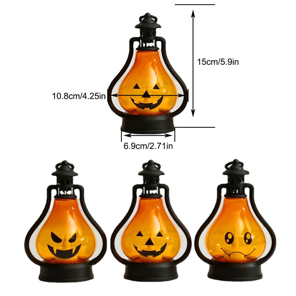 Halloween Oil Lamp LED Themed Party Lantern Gifts Decoration Festival Light Outdoor Battery Type 2 - Walmart.com