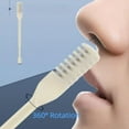 thumbnail image 6 of 2-in-1 Nasal Hair Cutter, 2024 New Double Sided Nose Hair Knife, Nostril Hair Remover Tool, Portable Manual 360° Rotating Nose Hair Trimmer with Ear Picker for Women Men(Cream,3pcs), 6 of 8