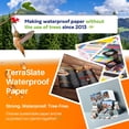 thumbnail image 4 of TerraSlate Waterproof Paper | 8 Mil 80lb Cover | 11" x 17" Tabloid Size | Waterproof Laser Printer Copy Paper | 25 Sheets, 4 of 9