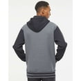thumbnail image 3 of Independent Trading Co. Unisex Heavyweight Varsity Full-Zip Hooded Sweatshirt, 3 of 5