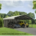 thumbnail image 3 of Arrow 20 x 7 ft Eggshell Rear Wall Kit For Steel Carport, 3 of 12