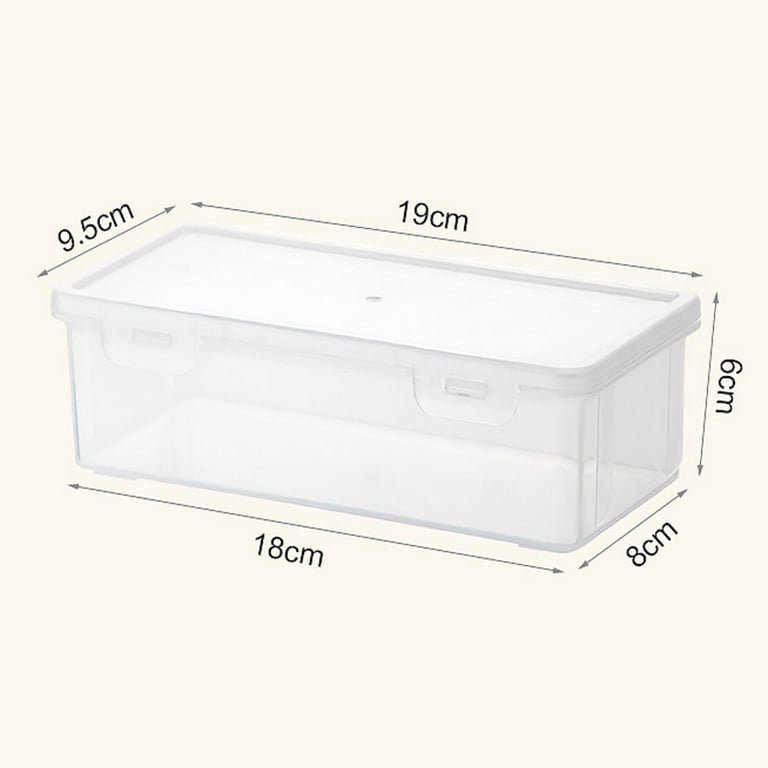 Picture Storage Box Craft Keeper Dustproof Cases for Photos Scrapbook Stamps 660ml, Size: 660 mL, Clear