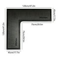 thumbnail image 3 of L-Shaped Kitchen Rug – Ultra Soft, Non-Slip, Highly Absorbent Floor Mat for Cooking, Machine Washable, Fits Corners Perfectly, 3 of 8