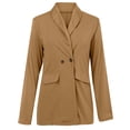 thumbnail image 6 of Autumn And Winter Women's Fashion Lapel Cardigan OL Temperament Slim Long Sleeved Small Suit, 6 of 6