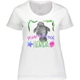 thumbnail image 3 of Inktastic Miami Beach Florida Cute Swimming Manatee Women's Plus Size T-Shirt, 3 of 5