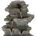 thumbnail image 4 of Pure Garden Tabletop Electric Waterfall Fountain, Gray, 4 of 7