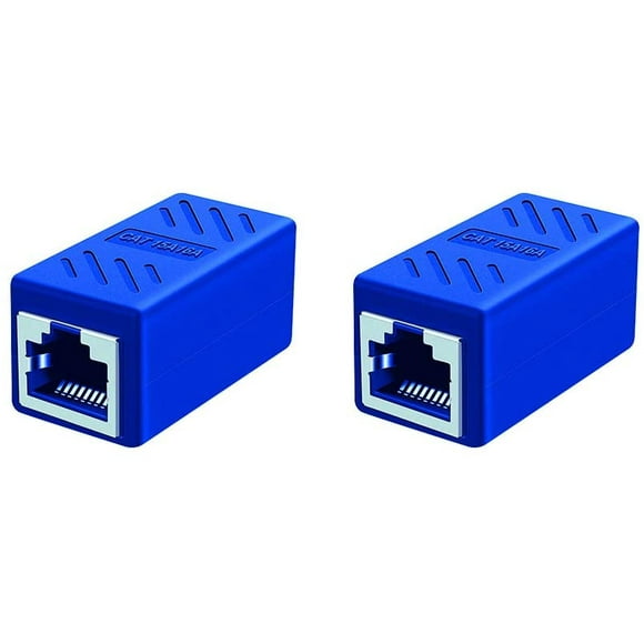 Embedded 8p8c Connector Ethernet Coupler RJ45 Coupler Ethernet Cable Extension Adapter for Cat7 Cat6 Cat5e Cat5