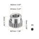 thumbnail image 2 of 12mm Apertura 25T Módulo 1 Inoxidable Acero Espolón Diferencia Diferencial Motor Piñón Engranaje Unique Bargains ruedas dentadas, 2 of 5