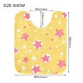 thumbnail image 5 of Yayeee Bath Rug for Bathroom Floor Non Slip Rectangle Fluffy Soft Absorbent Mat, 16"x24", Yellow Stars, 5 of 7