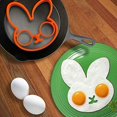 thumbnail image 1 of Breakfast Omelette Mold Silicone Egg Pancake Ring Shaper Cooking Tool DIY Kitchen Accessories Gadget Egg Fired Mould (Rabbit), 1 of 6