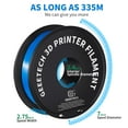 thumbnail image 6 of Geeetech PLA 3D Printer Filament 1.75mm Blue, Dimensional Accuracy +/-0.03mm, 1kg (2.2lbs) , 1080 Feet （330m）per Roll, Vacuum Packaging, Toughness Enhanced, Fit for Most 3D FDM Printer, 6 of 6