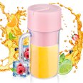 thumbnail image 1 of Batidora Portátil para Batidos y Smoothies Mini Batidora 340ml con Mango 6 Cuchillas Impermeable USB, 1 of 8