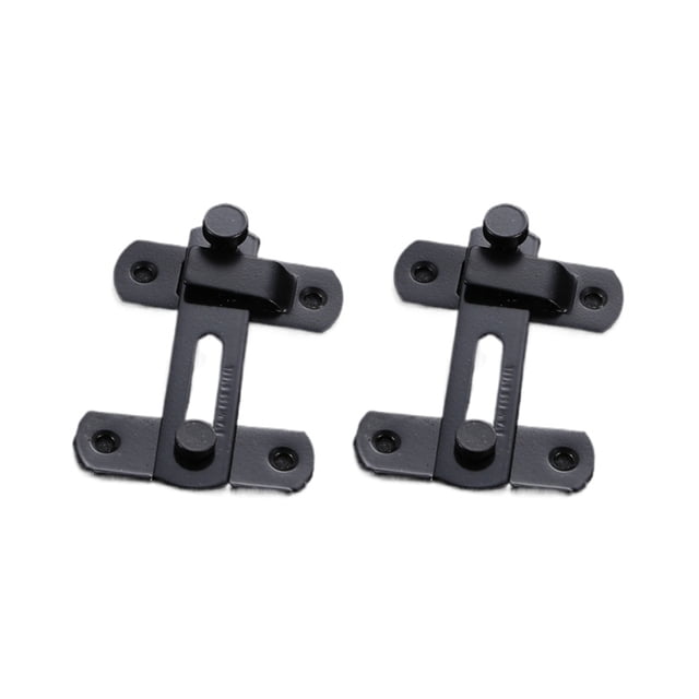 Transemion 2x Latch Lock Steel Beautiful And Generous Adjustable Left And Right Thick black Tablet small