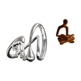 thumbnail image 1 of Estatua de arte abstracto, escultura de resina, decoración del hogar, figura de mesa, obra de arte creativa, estatua de pensador, forma única, adecuad, 1 of 8