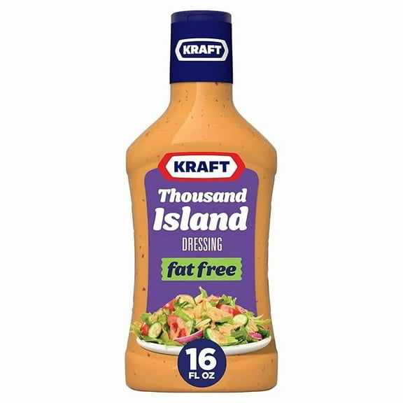 Kraft Thousand Island Fat Free Salad Dressing (16 fl oz Bottle)