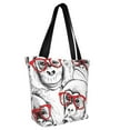 thumbnail image 2 of Haiem Monkey Pattern Shoulder Bag - Durable and Spacious Tote Bag,Versatile Shopping Bag, 2 of 9
