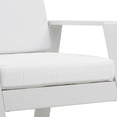 thumbnail image 5 of Xia 32 Inch Armchair, White Aluminum Frame, Fade Resistant Fabric Cushions - Saltoro Sherpi, 5 of 6