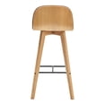 thumbnail image 4 of MOE'S Home NAPOLI Tabouret de Bar en Cuir Beige, 4 of 6