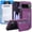 Purple, variant on Caseswill for Google Pixel 11 Pro XL / Pixel 10 Pro XL Case with 2X Screen Protector, Magnetic Card Holder Leather Wallet Kickstand Shockproof Protective Cover, Compatible with MagSafe