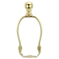 thumbnail image 1 of Uxcell 5 inch Lamp Harp Kit with Finial Lamp Shade Holder Gold Tone, 1 Set, 1 of 6
