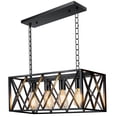 thumbnail image 1 of Lámpara colgante Pynsseu Industrial Kitchen Island de 4 luces, 1 of 6