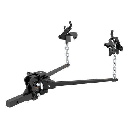 Arm Hitch - Curt Manufacturing Cur17330 Weight Distribution Hitch Trunnion Style 6000 lb/600 lb Short Arm