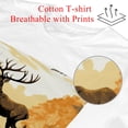 thumbnail image 2 of Deer Classic White 100% Cotton Tee Shirt for Men and Women in All Sizes - Comfortable and Durable Summer Essential - Stylish Wardrobe Staple Made of Quality Materials, 2 of 5