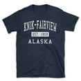thumbnail image 1 of Knik-fairview Alaska Classic Established Men's Cotton T-Shirt, 1 of 1