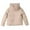 #280-Khaki, variant on Roncen Women's Solid Color Hooded Two-in-One Puffer Coat - Long Sleeve Winter Jacket with Detachable Layered Design - Cotton Blend Warm Outerwear for Casual Style